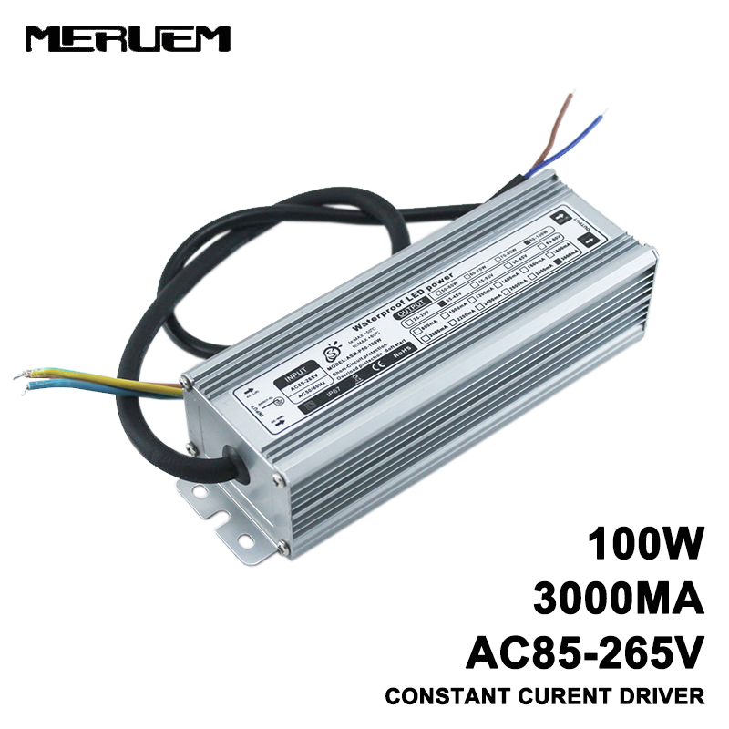 Outdoor Power Transformer - 100W IP65 Waterproof LED Driver, AC85-265V