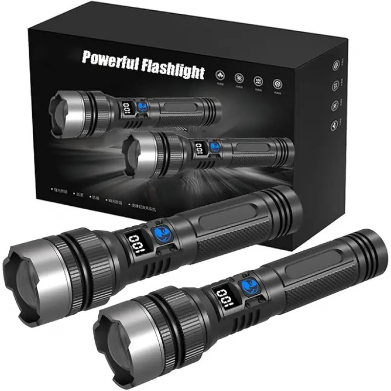 Outdoor Powerbank - Ultra-Bright Rechargeable Flashlight, Compact & Lightweight