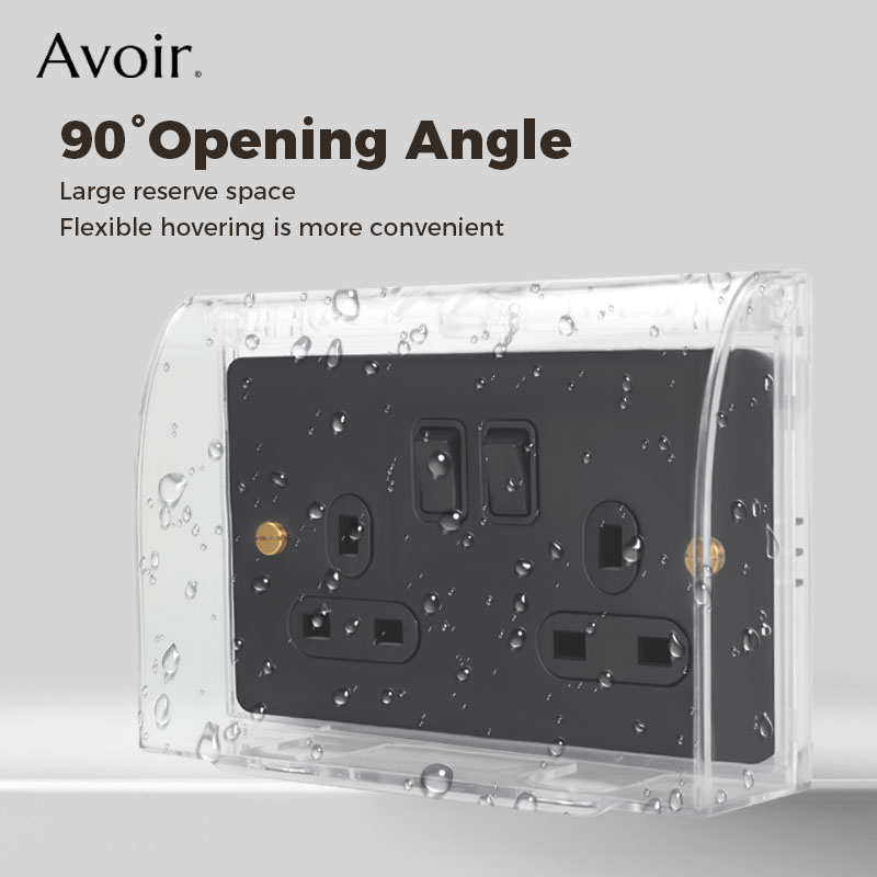Outdoor Power Socket Cover - Avoir Wall External Mount Switch Protection