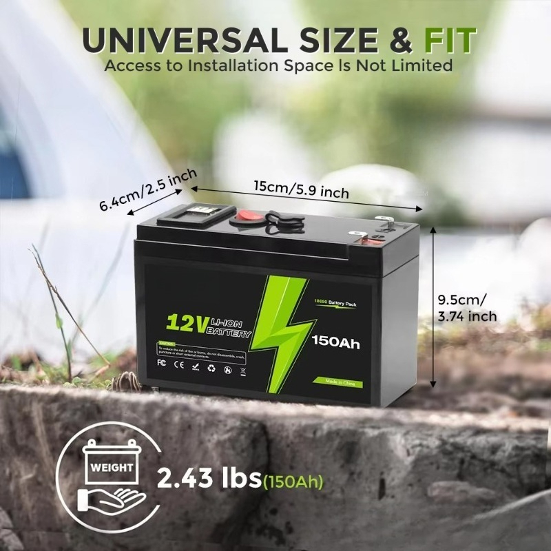 Outdoor Uninterruptible Power Supply - 12V 150000mAh High-Capacity UPS Uninterruptible Power