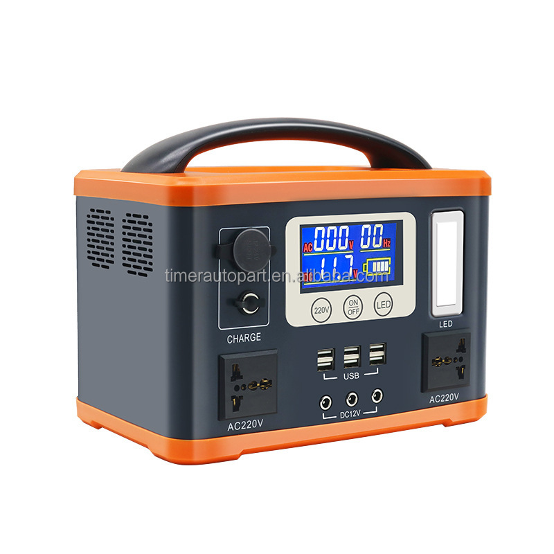 Outdoor Power Bank With Ac Outlet - 3000W Portable Emergency Power Station, Lithium