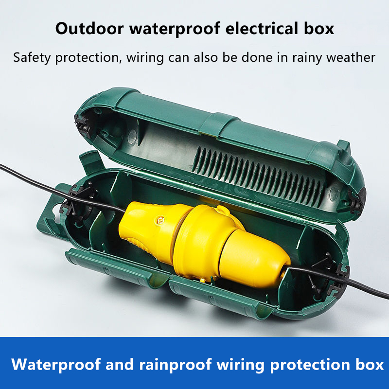 Outdoor Power Socket Cover - Outdoor Extension Cord Safety Cover With