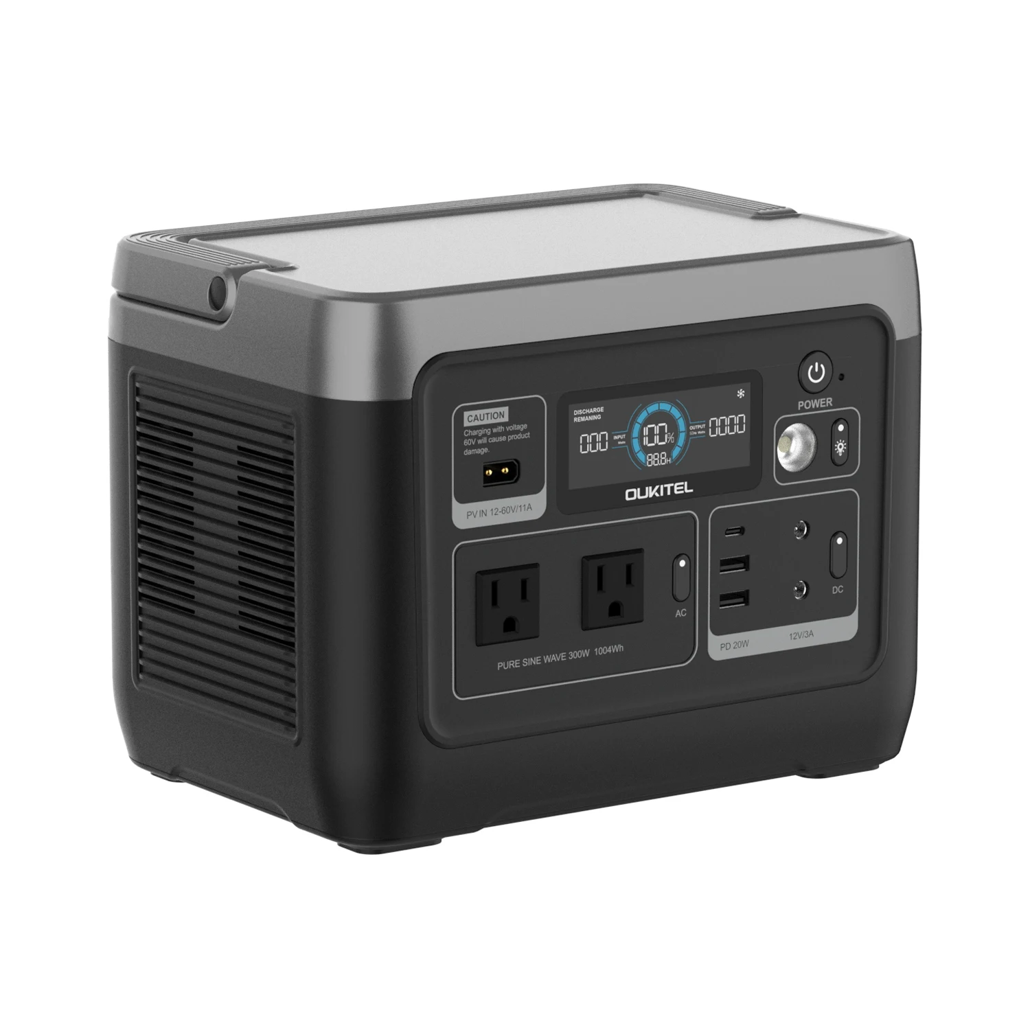 Outdoor Power Bank With Ac Outlet - 1004Wh 1KWh Portable Power Bank Solar