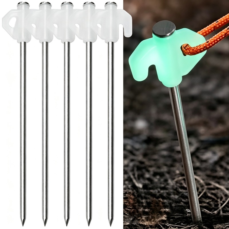 Outdoor Power Stake - Luminous Tent Pegs Glow in Dark