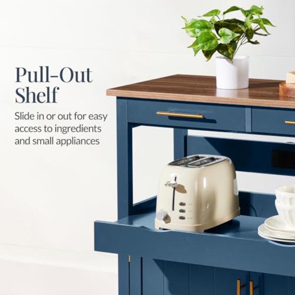 36in Large Rolling Kitchen Isl - Outdoor Kitchen Power Outlet ulasan dan harga