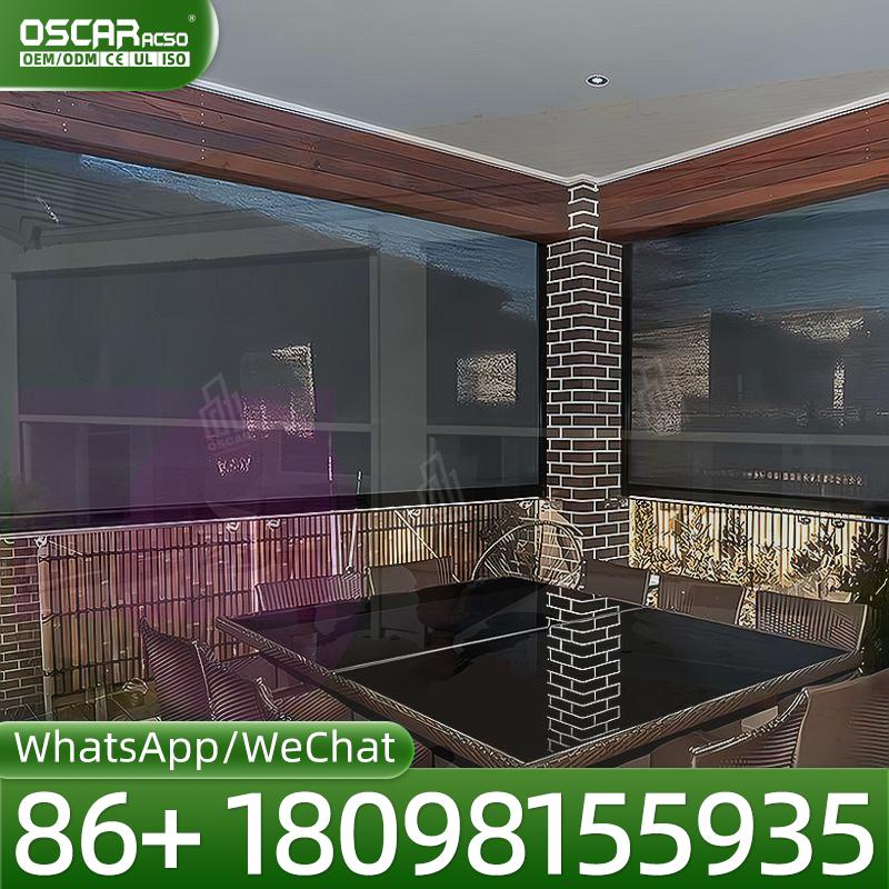 Outdoor Battery Powered Smart  - Outdoor Power Roller Shades ulasan dan harga