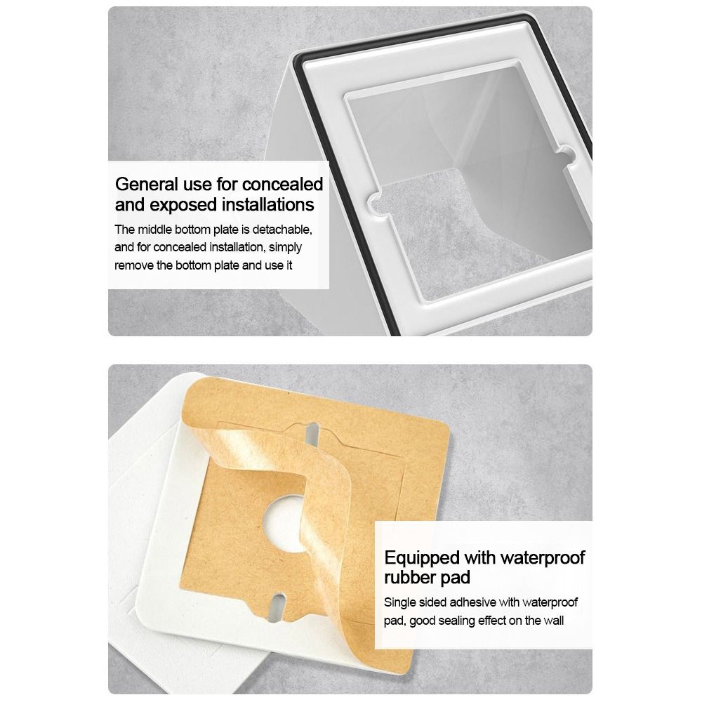New Plastic Socket Waterproof  - Outdoor Power Socket Cover ulasan dan harga