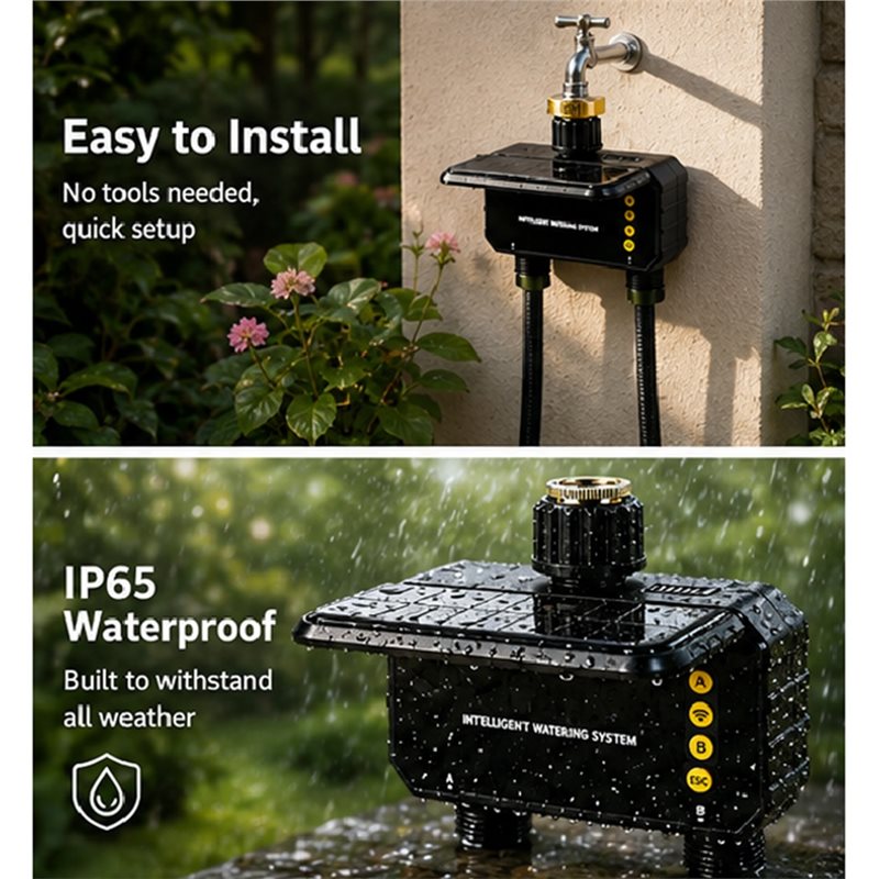 Solar Powered Outdoor Water Ti - Outdoor Power Outlet Wifi ulasan dan harga