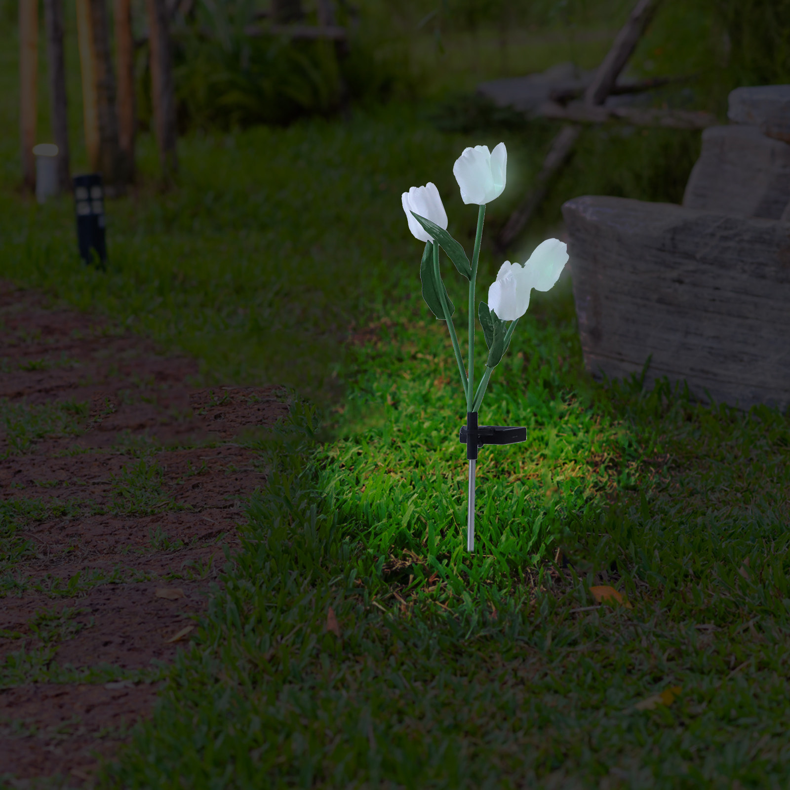 Solar Garden Stake Lights Tuli - Outdoor Power Stake ulasan dan harga