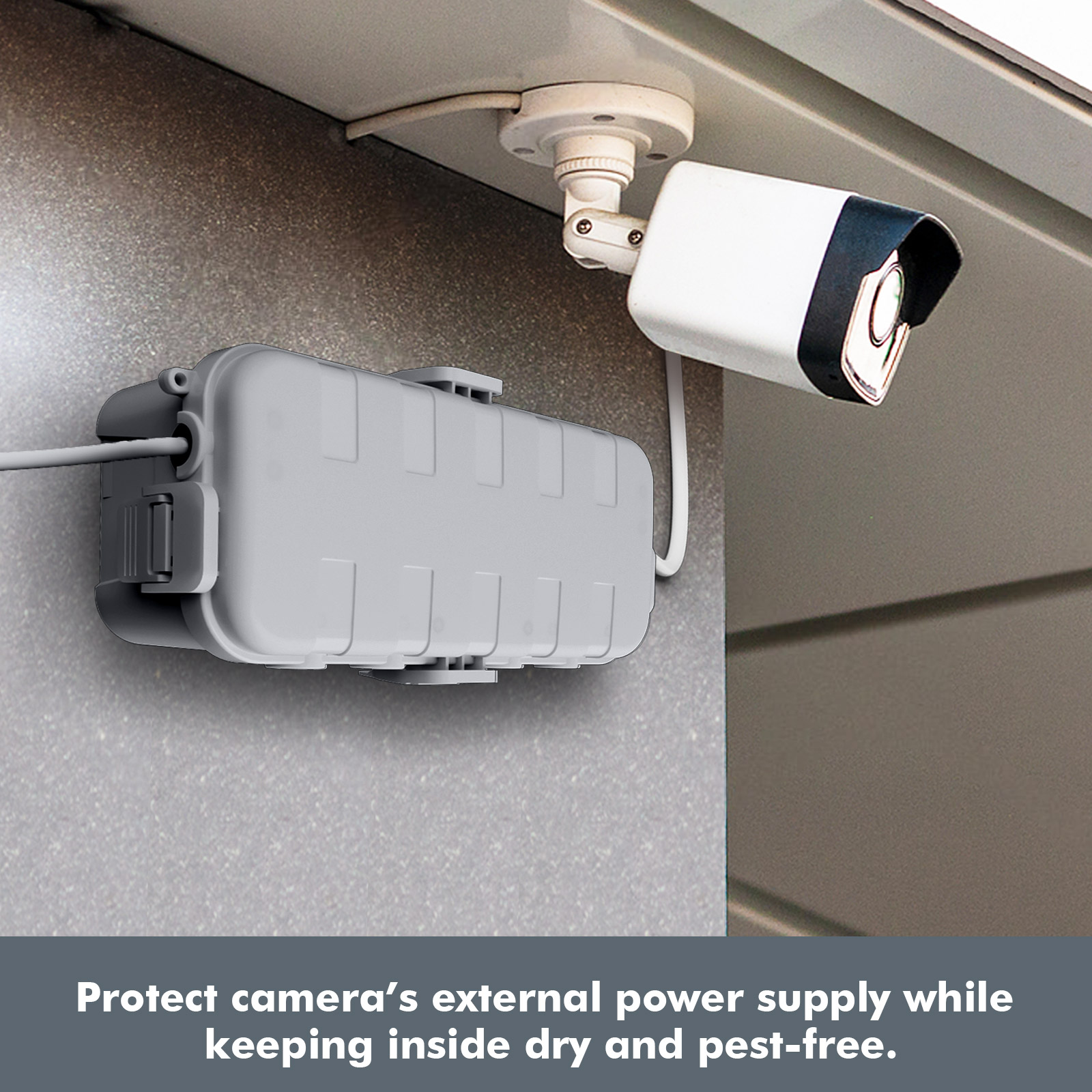IP54 Waterproof Electrical Box - Outdoor Power Lead Cover ulasan dan harga