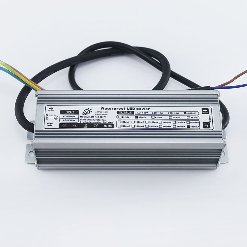 100W IP65 Waterproof LED Drive - Outdoor Power Transformer ulasan dan harga