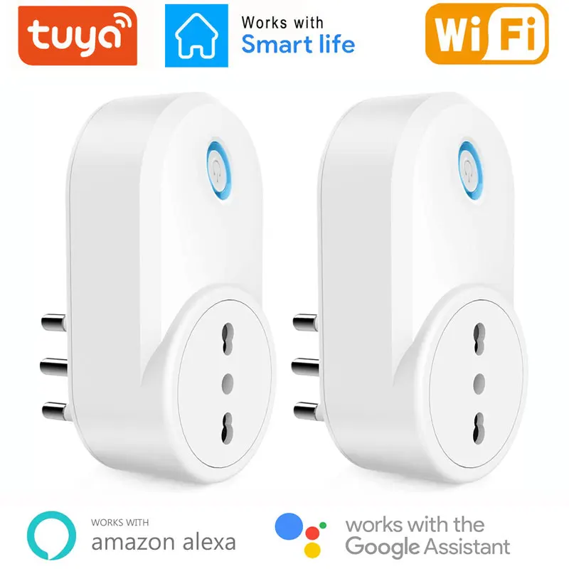 16A Chile Italy Smart Wifi Pow - Outdoor Power Outlet Wifi ulasan dan harga