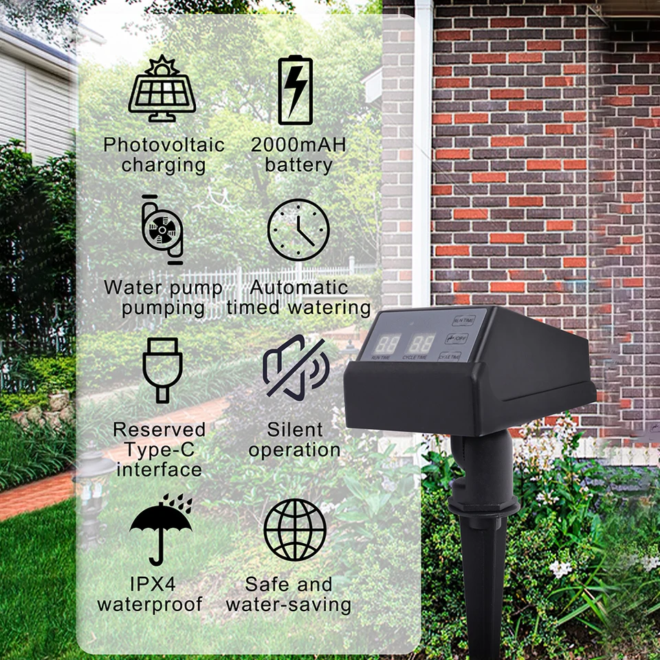 New Solar Powered Irrigation T - Outdoor Power 'Hose' ulasan dan harga
