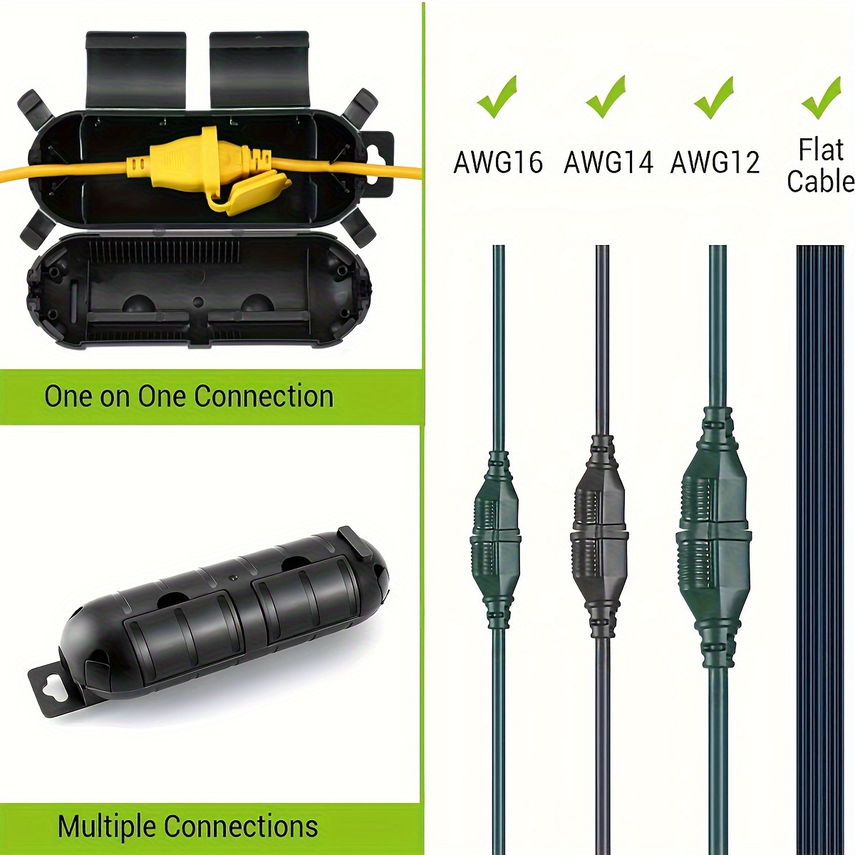 Extension Cord Plug Connection - Outdoor Power Socket Cover ulasan dan harga