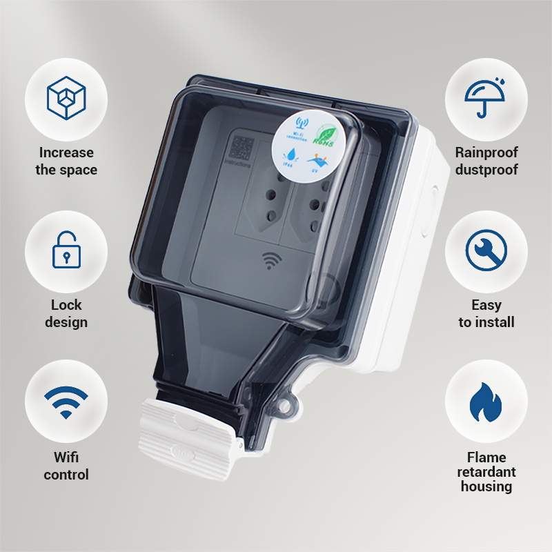 Avoir Tuya Wifi Smart Socket I - Outdoor Power Outlet Wifi ulasan dan harga