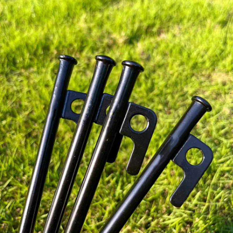 4Pcs Heavy Duty Steel Tent Peg - Outdoor Power Stake ulasan dan harga