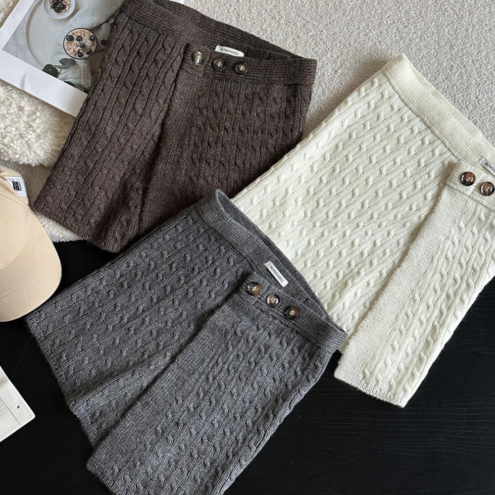 Women Cable Knit Wrap Skirt, K - Outdoor Power Socket Cover ulasan dan harga