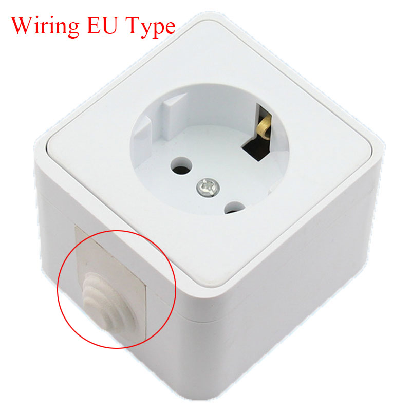 White Germany 10A 16A Waterpro - Outdoor Kitchen Power Outlet ulasan dan harga