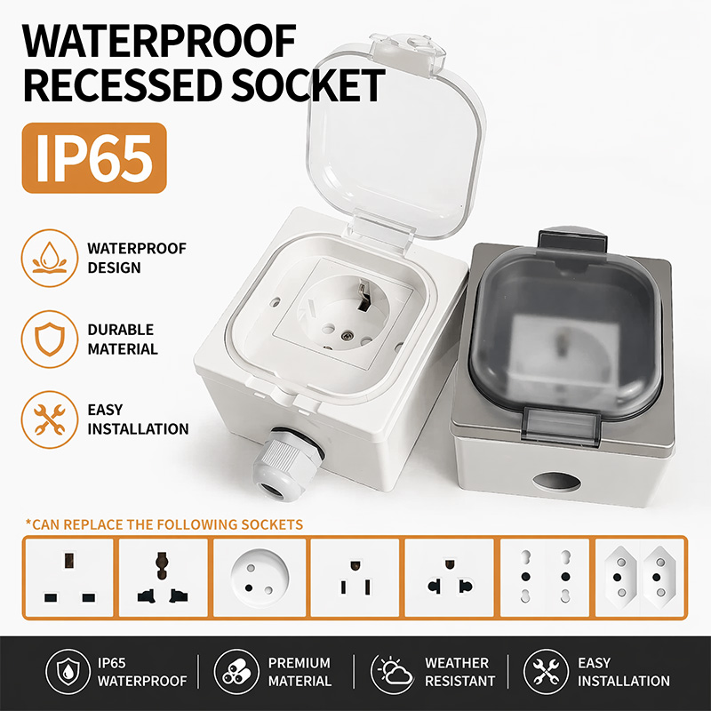IP65 Waterproof Outdoor Socket - Outdoor Kitchen Power Outlet ulasan dan harga