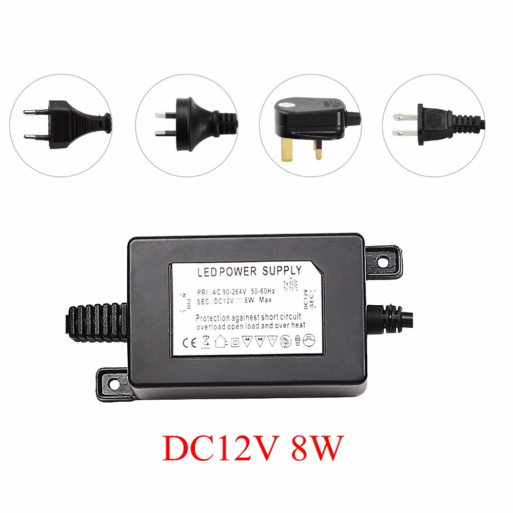 IP67 Waterproof DC12V 8W Trans - Outdoor Power Transformer ulasan dan harga