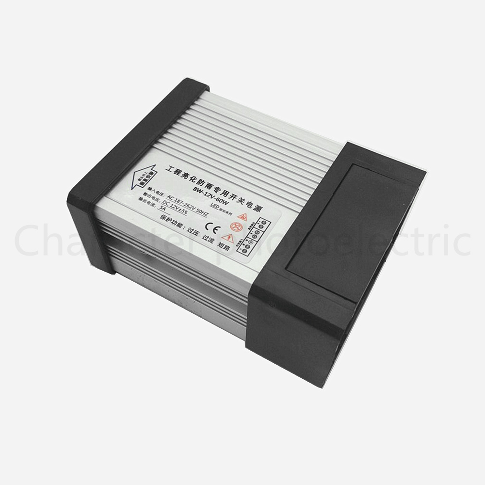 AC187-265V LED Driver 60W 12V  - Outdoor Power Transformer ulasan dan harga