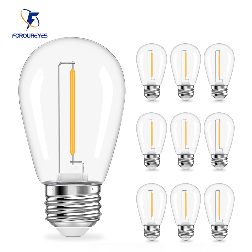 10Pack 5V 24V S14 Dimmable Fil - Outdoor Power Lead Cover ulasan dan harga
