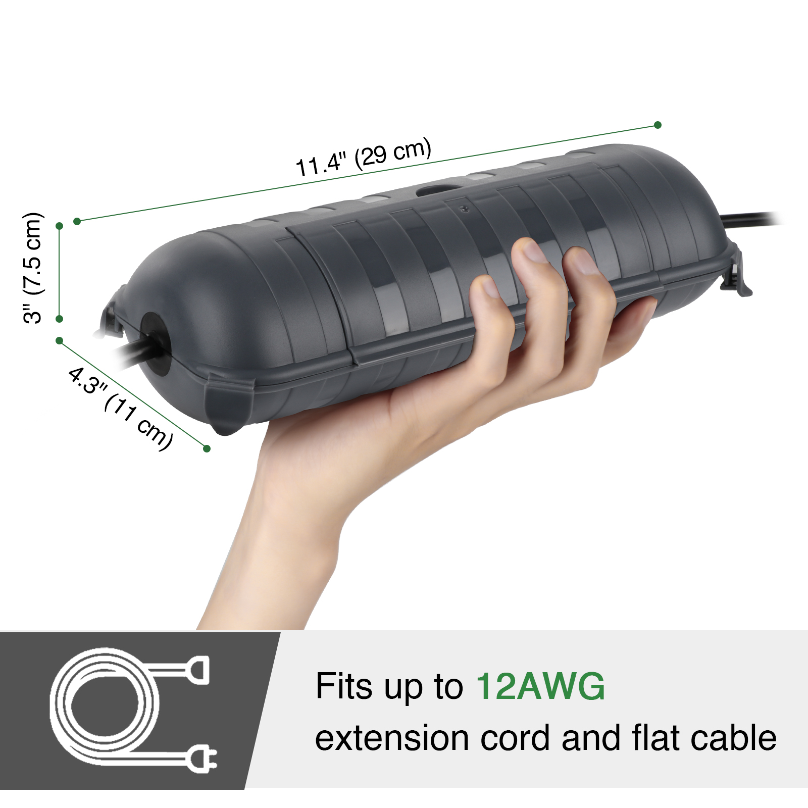 Outdoor Waterproof Connection  - Outdoor Power Lead Cover ulasan dan harga