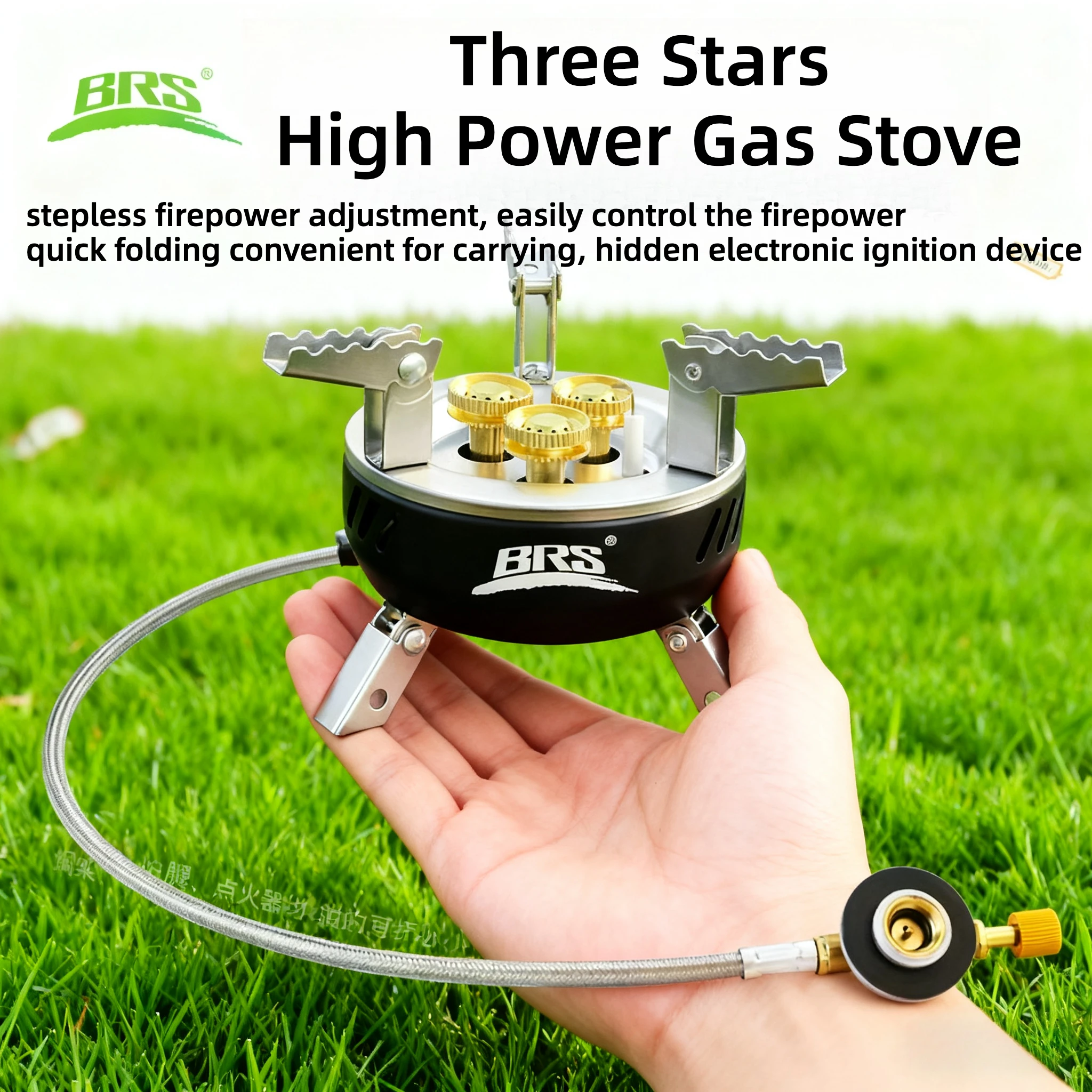BRS 203-Core Camping Gas Stove - Outdoor Power 'Hose' ulasan dan harga