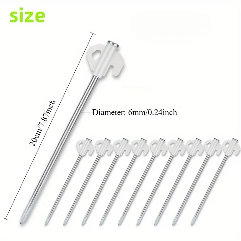 Luminous Tent Pegs Glow in Dar - Outdoor Power Stake ulasan dan harga