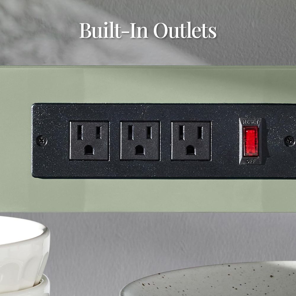 36in LarRolling Kitchen Island - Outdoor Kitchen Power Outlet ulasan dan harga