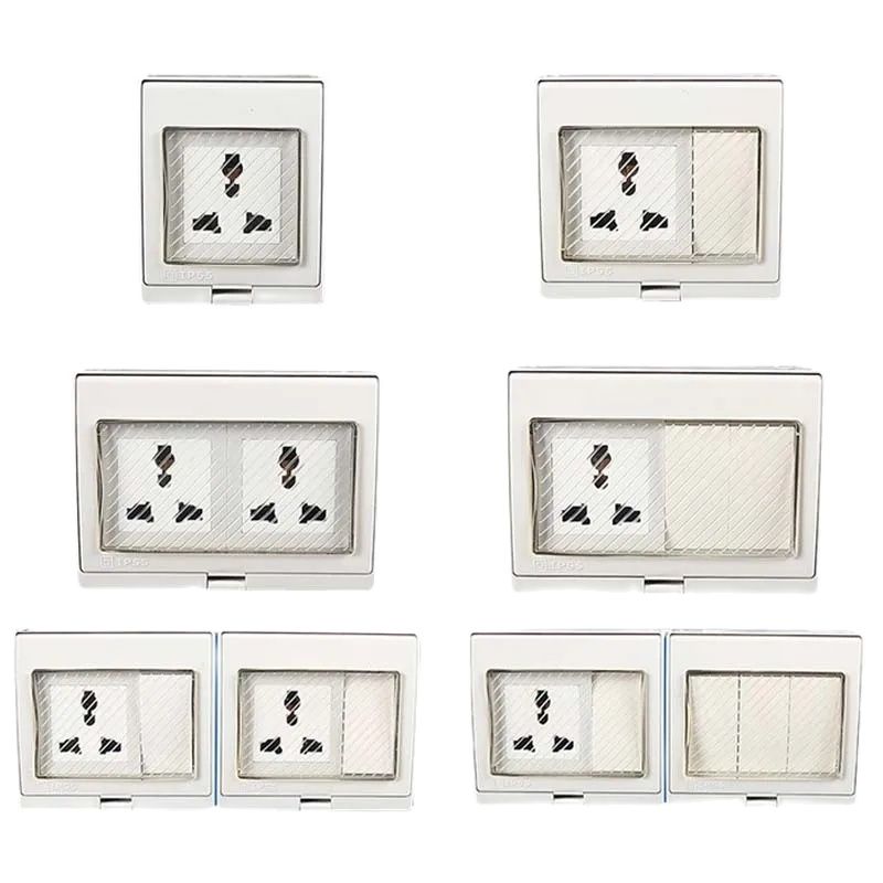 1PCS White AU UK EU US Univers - Outdoor Kitchen Power Outlet ulasan dan harga