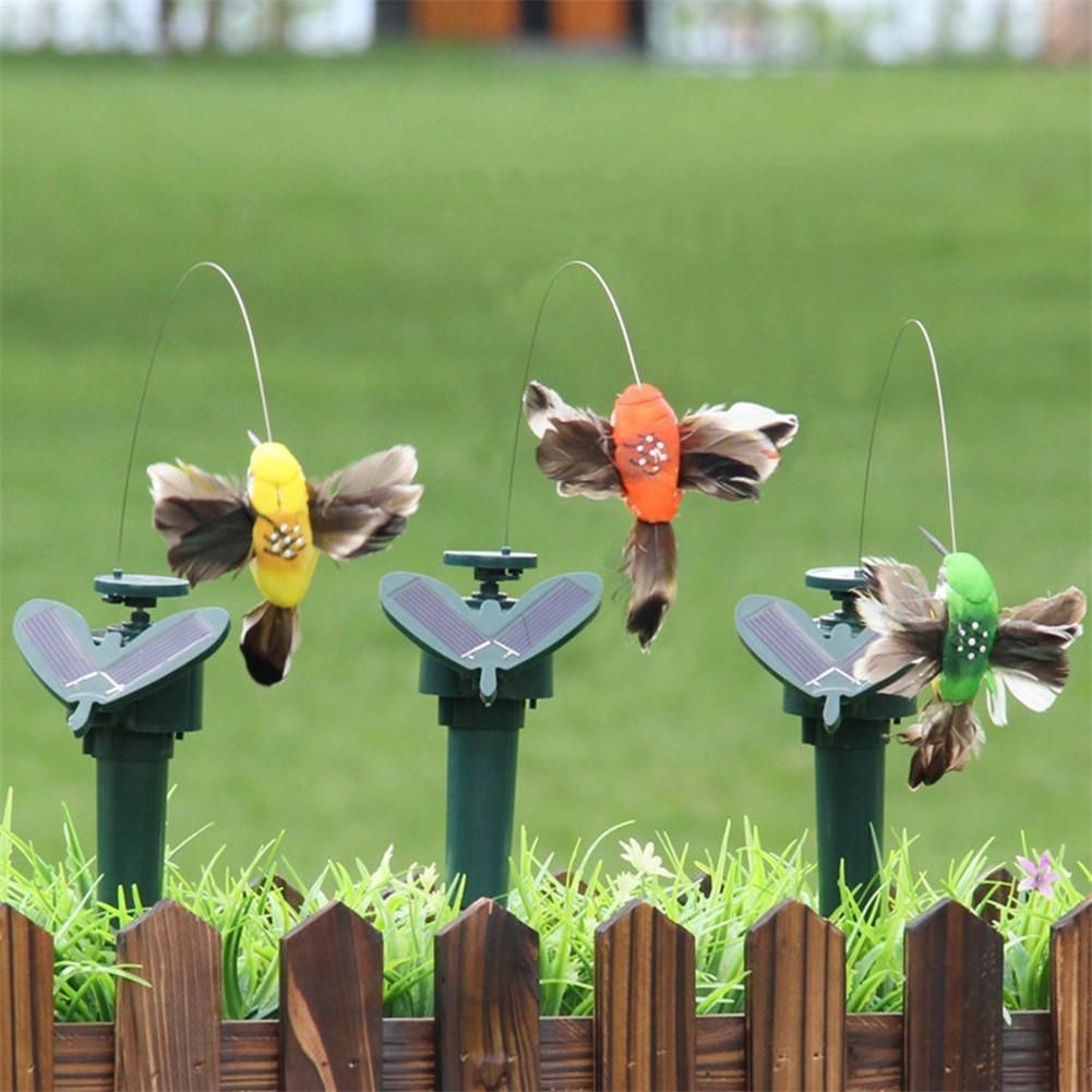 1pc Solar Rotating Bird Funny  - Outdoor Power Stake ulasan dan harga