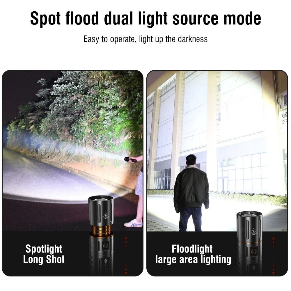 BORUiT Ultra Bright 3000LM LED - Outdoor Powerbank ulasan dan harga