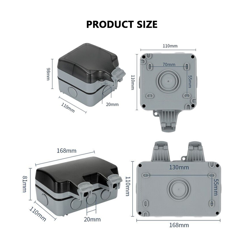 IP66 rainproof charging EU soc - Outdoor Power Outlet Wifi ulasan dan harga
